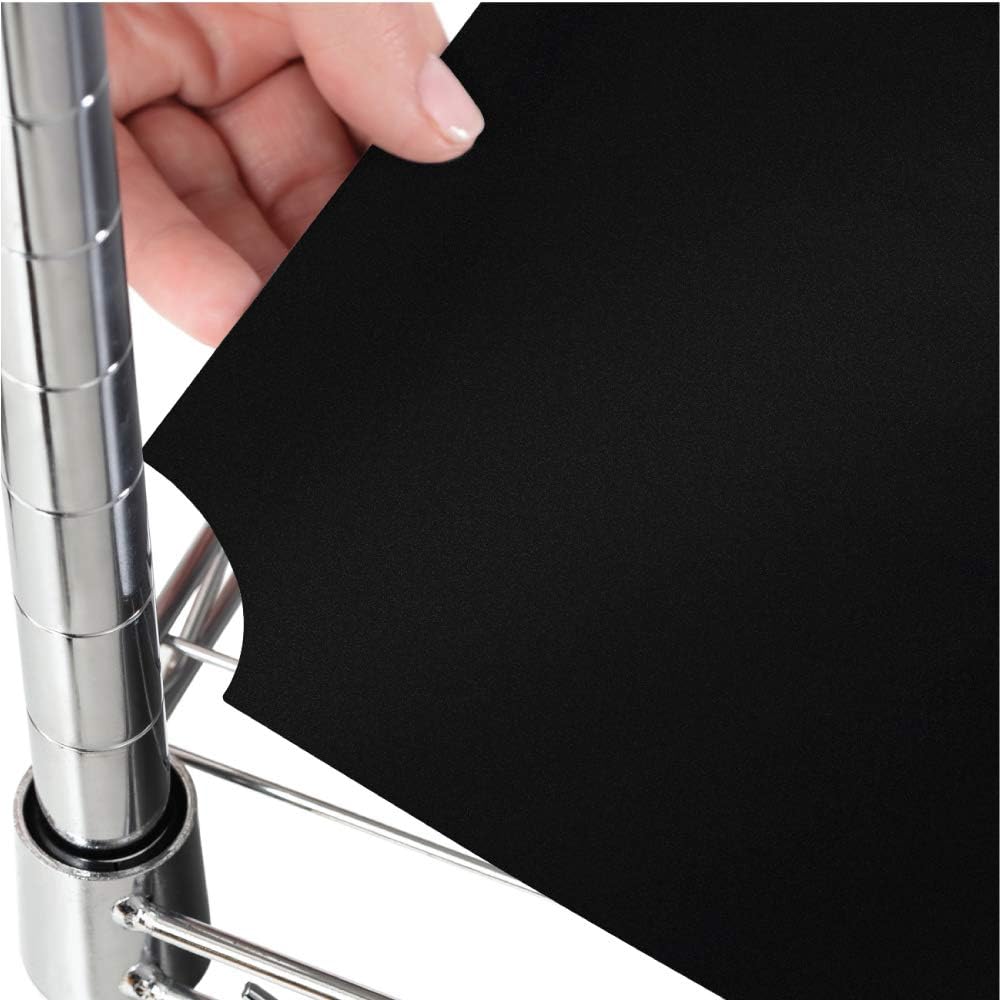 Gorilla Grip Heavy Duty Premium Wire Shelf Liners, Waterproof Value Pack for Wired Metal Rack Shelving and Cabinets Shelves, Polypropylene Liner for Kitchen, Garage, 36 x 14 Inch, Black : Tools & Home Improvement