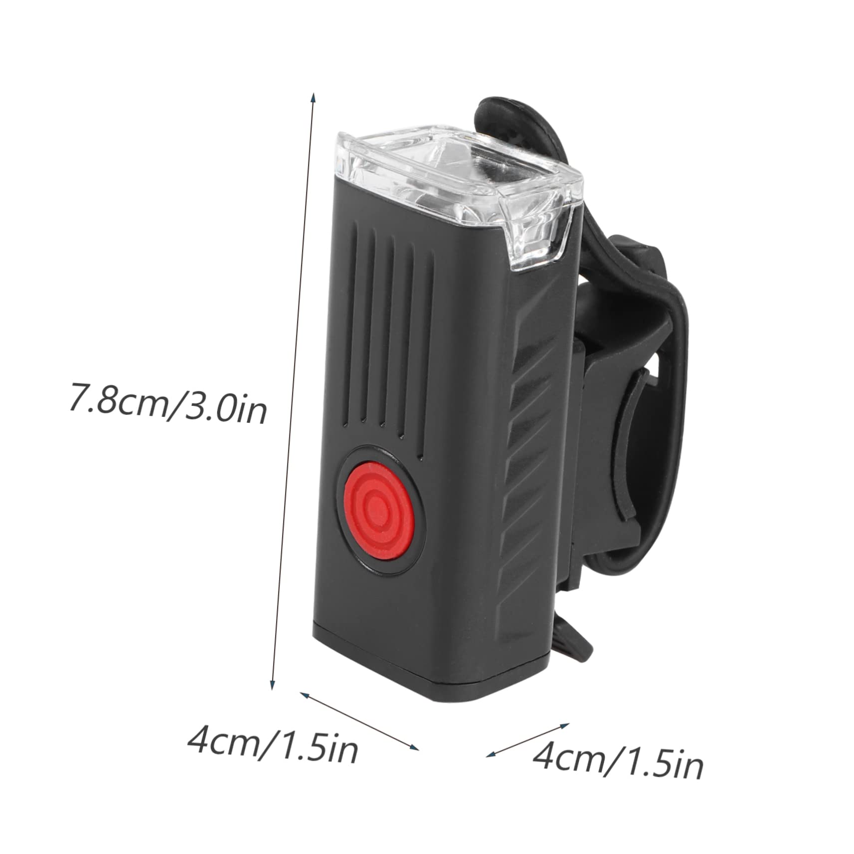 balacoo 2X USB Rechargeable Bike Lights Highly Biking Accessories Front Headlights for Road Bike