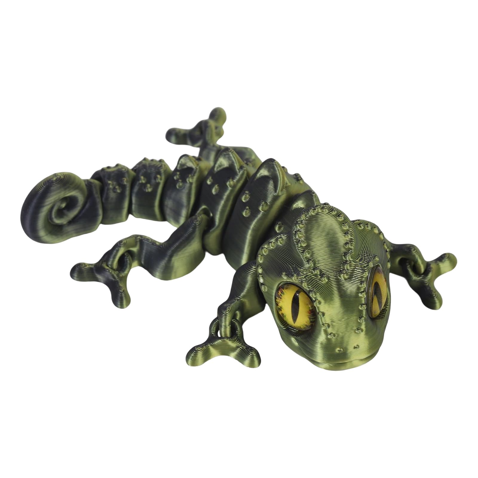 LEIQI Articulated Joints Realistic Reptiles Sculpture with Movable Limb Design Funny Desktop Ornament Home Office Accent