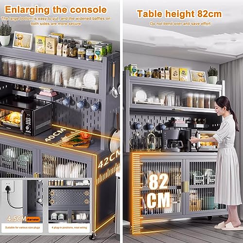 Rangement de cuisine à 5 niveaux pour bar à café loft - 6