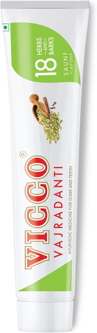 ViccoVajradanti Ayurvedic Paste-160g-Saunf Flavour