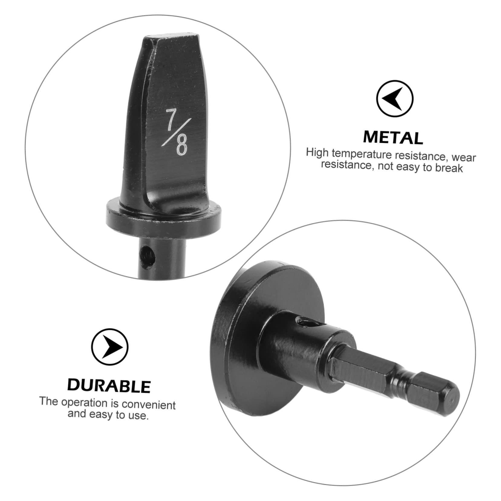 MAGICLULU 5 piezas Manual de Tubos de para Taladro Eléctrico Herramienta de Abocardado para Hvac Compatible con Estándares de