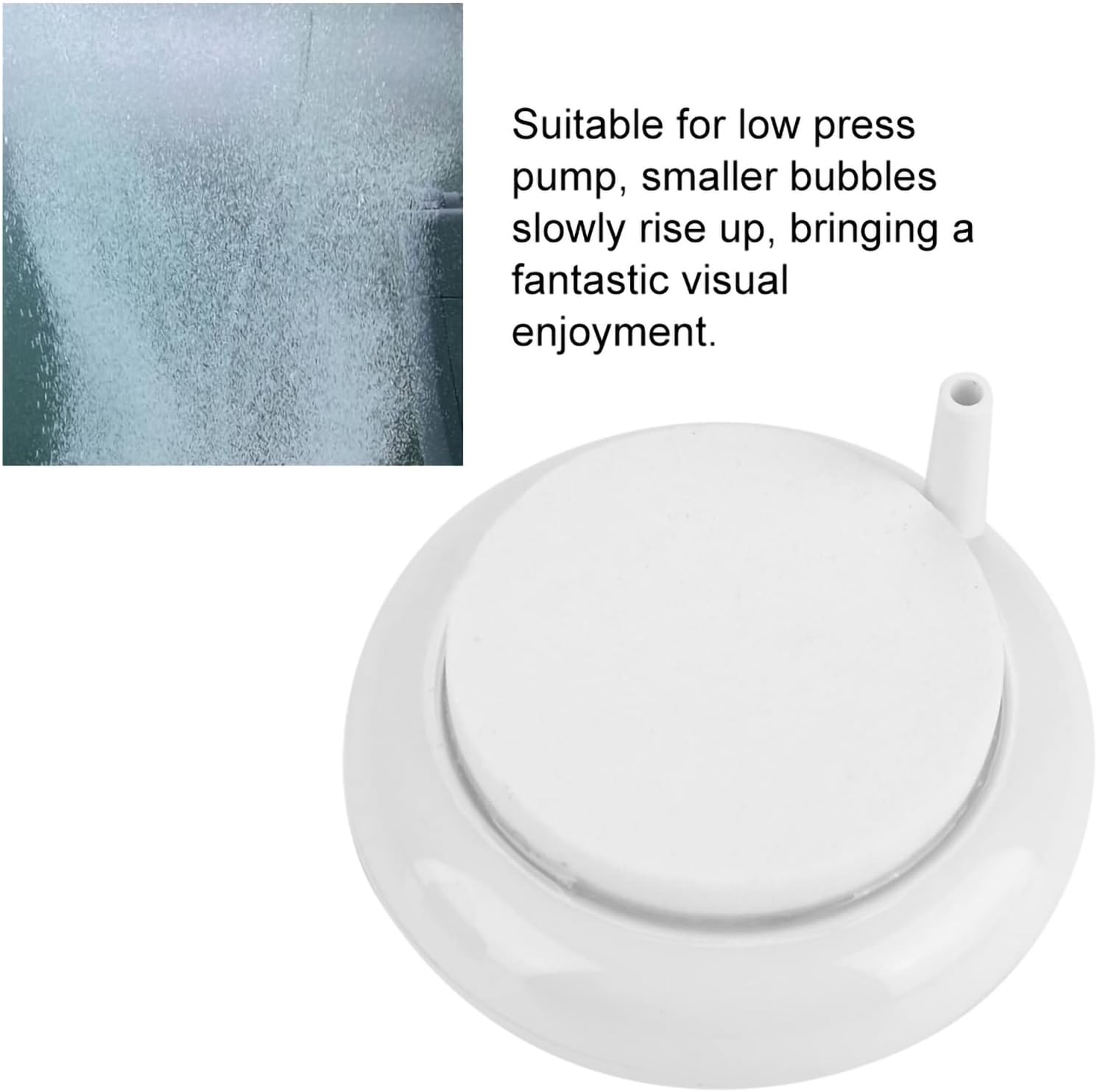 Aquarium Air Stone, Fish Tank Bubble Oxygen Diffuser, Fish Tank Aquarium Air Refiner, Air Disk Oxygen Pump Nano Bubble Stone Oxygen Increasing (N-200)