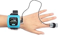 Vista 1 de Contec CMS50F Oxímetro de pulso usado por muñeca con software y cable de descarga
