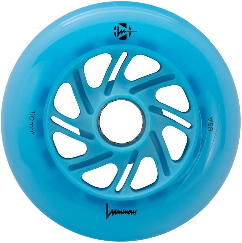Luminous Inline Wheels Blue Ocean Glow 110mm 85A 3pk