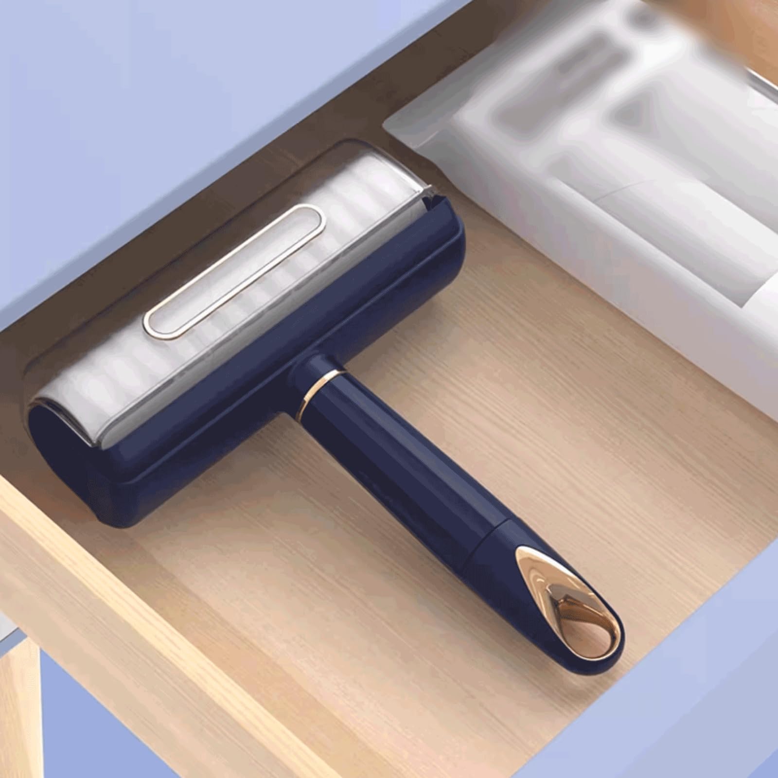 Fuerte adherencia Rodillo de Pelusa de plástico con Cubierta, Rodillo eliminador de Pelusa portátil con recambios, Rodillos de Pelusa manuales para Muebles de Ropa portátil