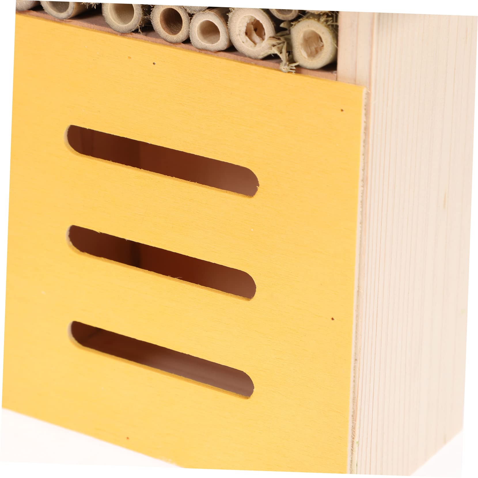 Abaodam Kreatives Insektenhaus Grüne Hütte für Bienen und Marienkäfer Dekorativ für Garten Fördert Bestäubung und Nützlinge