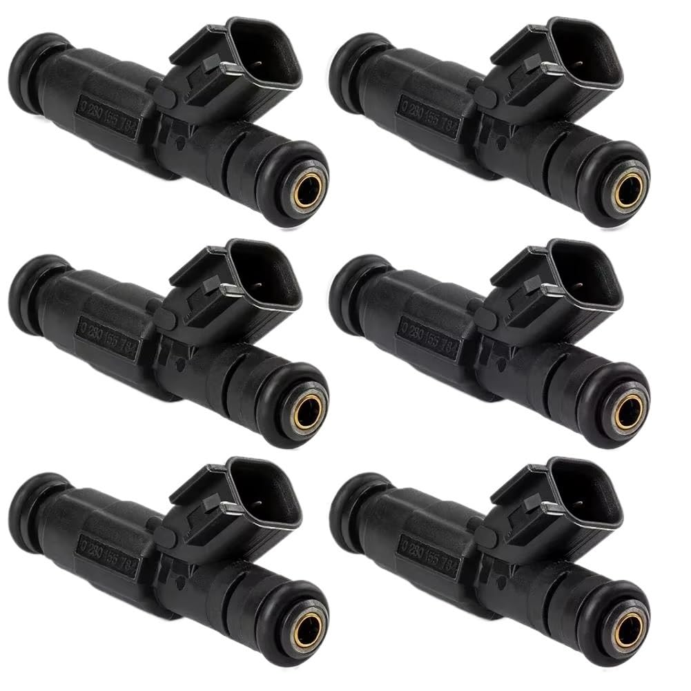 Stoifffhh One Color Injector Nozzle Compatible With Jeep For Cherokee 4.0L 1999 2000 2001 0280155784 Fuel Injectors Nozzle