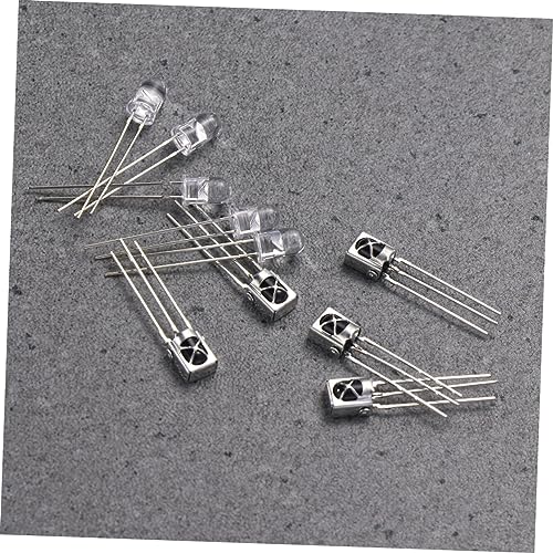 Homoyoyo 5 Pares Emissor De Led Limpador De Escova De Tosquiadeira Alto-falante Receptor Ir Emissor