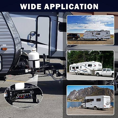 CheeMuii 7 Way Trailer Wiring Harness Kit 8 FT Trailer Cord with 7 Pin Trailer Plug and Junction Box Kit Premium Light and Brake Wiring Wires for Trailer RV by CheeMuii - Image 7