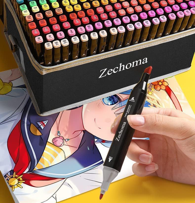 Amazon.com : ZECHOMA 262 Colors Alcohol Markers Artist Drawing