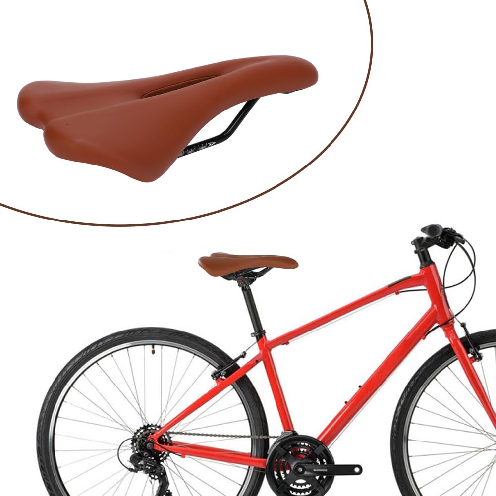 Housse de coussin de rechange universelle et étanche pour selle de vélo VTT de route - Accessoire de cyclisme spécialisé pour tous les vélos - Pour homme et femme (marron)