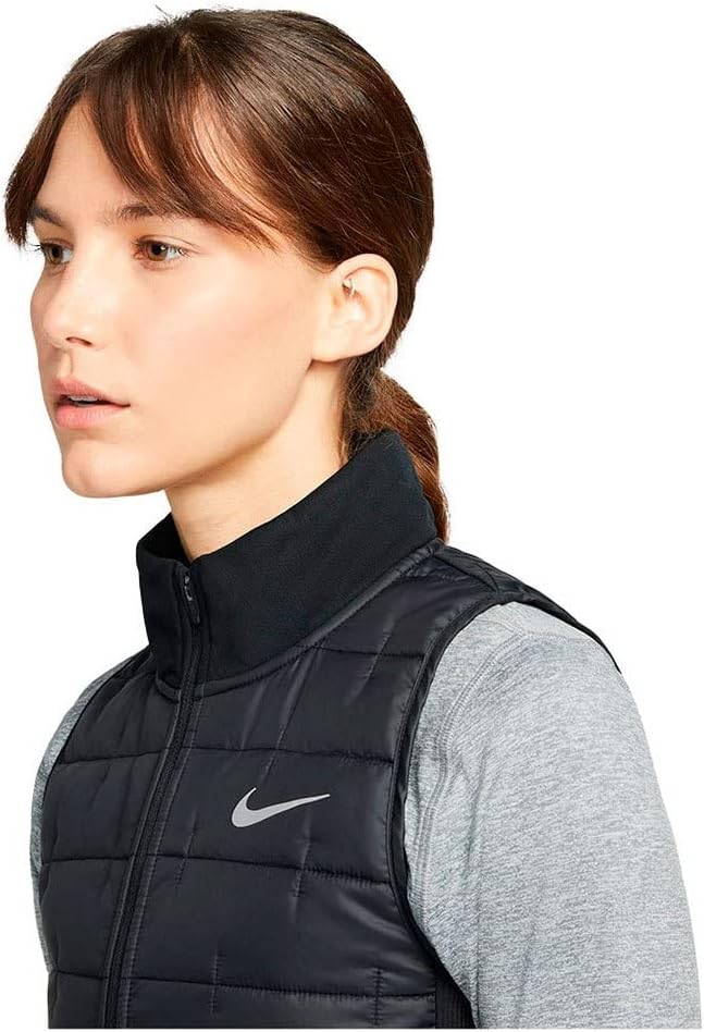 Nike Therma Women's Synthetic-Fill Running Vest (Black, Large)