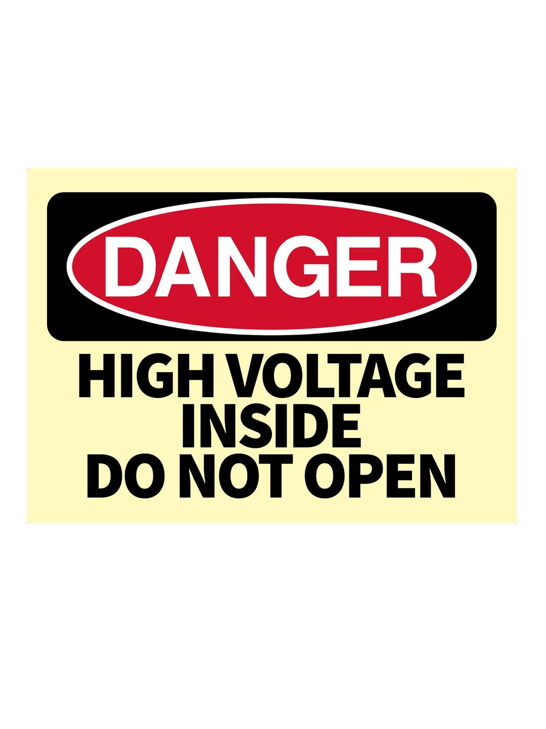999Store office supplies sunboard high voltage inside sticker signage sign board Yellow (30X22 Cm) (B07GYRZJGS) Amazon Price History, Amazon Price Tracker