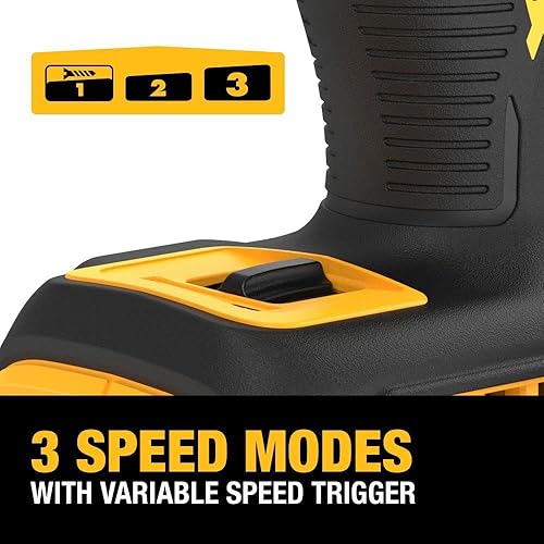 Miniatura 8 de DEWALT DCF887D2 - Kit de taladro de impacto 20 V Max XR con batería Li-ion 20 Ah sin escobillas de 025 pulgadas y 3 velocidades