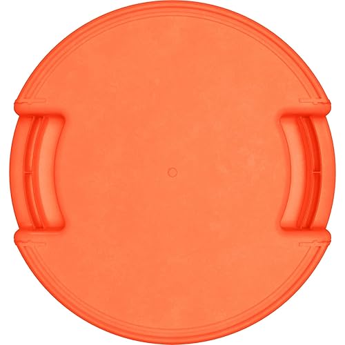 Miniatura 6 de Carlisle FoodService Products Bronco 84101024 - Contenedor de basura redondo de 10 galones, color naranja, paquete de 6