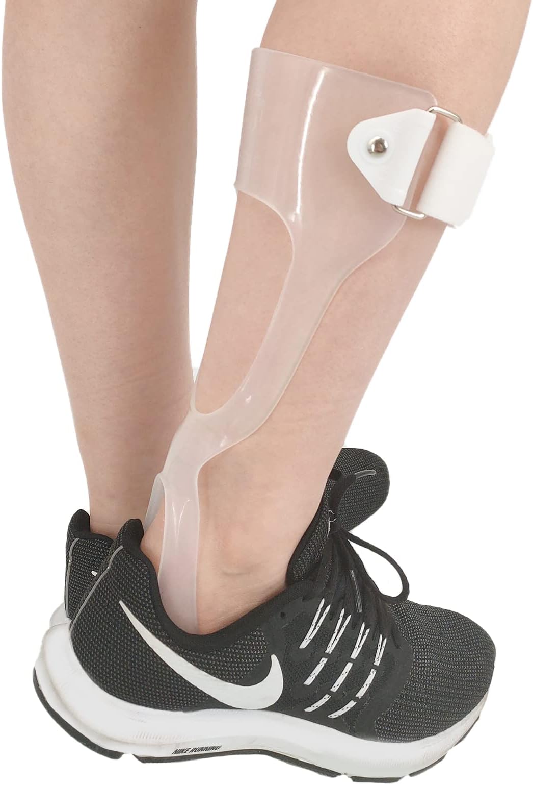 Tairibousy Ankle Foot Orthosis Support AFO Foot Drop Brace Medical Drop Foot Postural Correction Brace Lightweight AFO Splint (XL-Right)