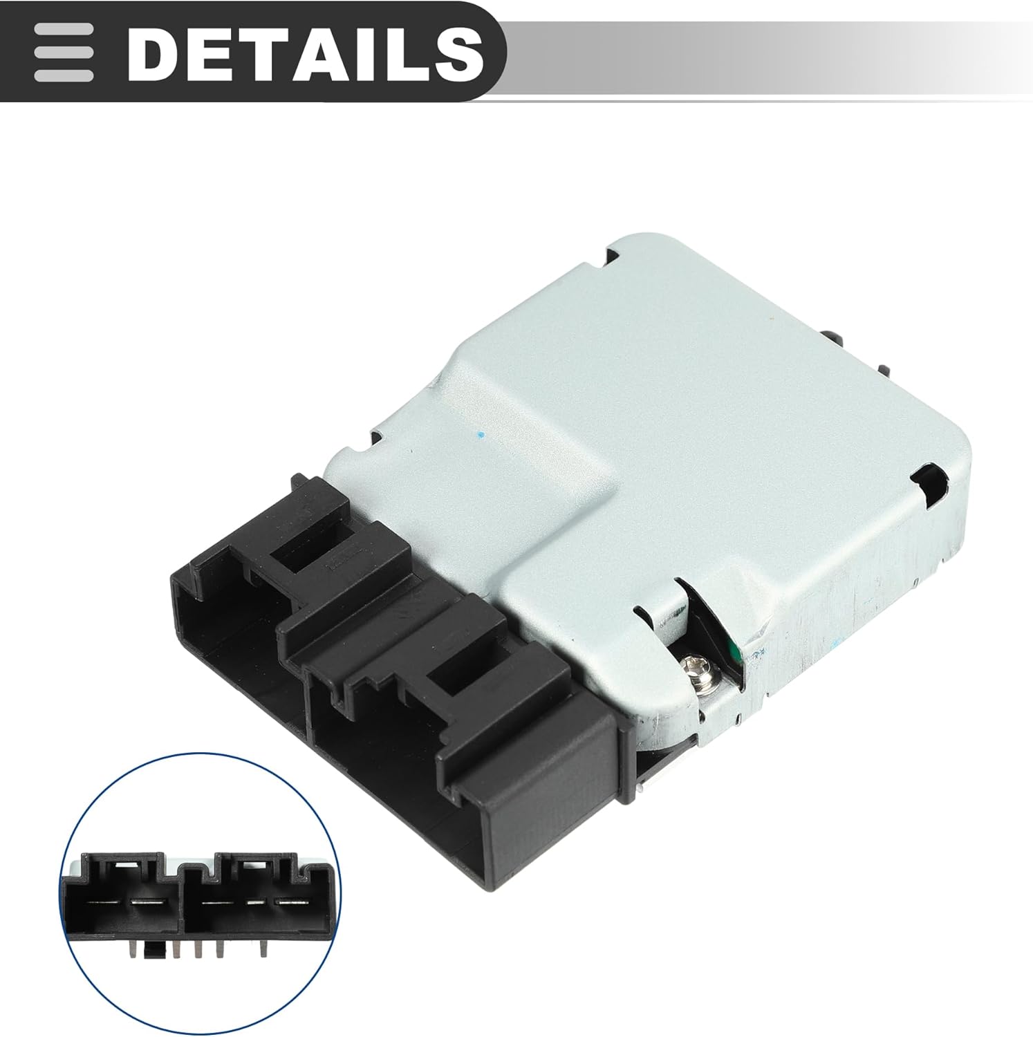 Motoforti Car HVAC Blower Motor Resistor Heater, for Toyota Land Cruiser 1998-2007, Metal Plastic, NO. 8716522050, Black