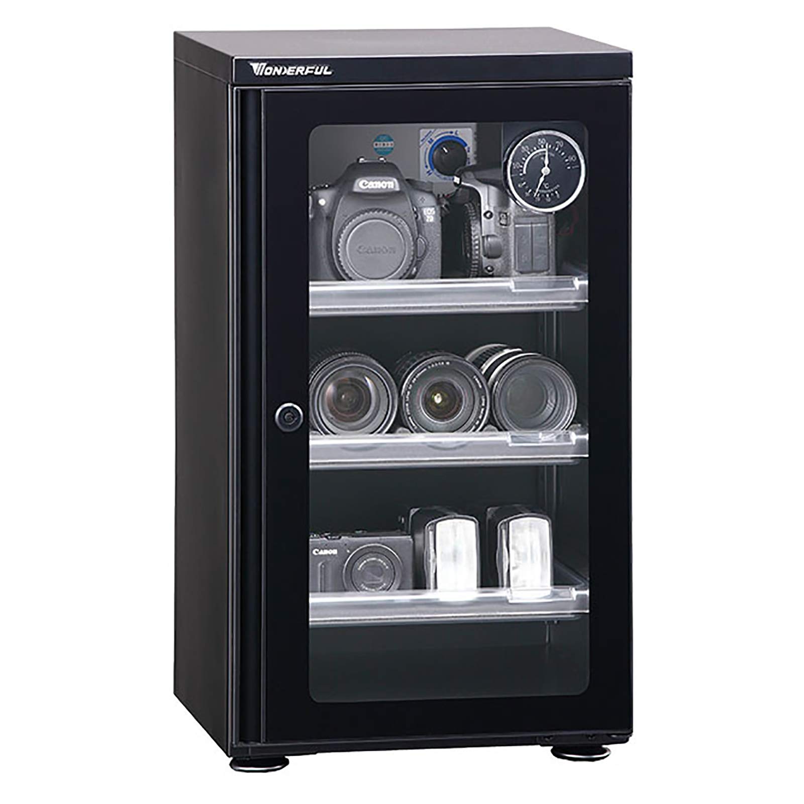 HTYQ 50L automatic dehumidifier household camera lens drying cabinet, large-capacity silent operation moisture-proof box