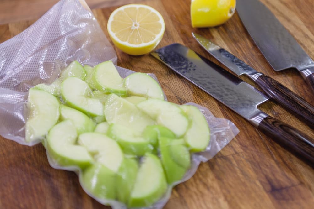 Bolsa gofrada envasado al vacio 150x200 mm. (15x20 cm.) 100 Unidades. Para todo tipo de envasadoras al vacío | Sin BPA ni ftalatos | Bolsas de vacío para alimentos | Aptas para cocción sous vide