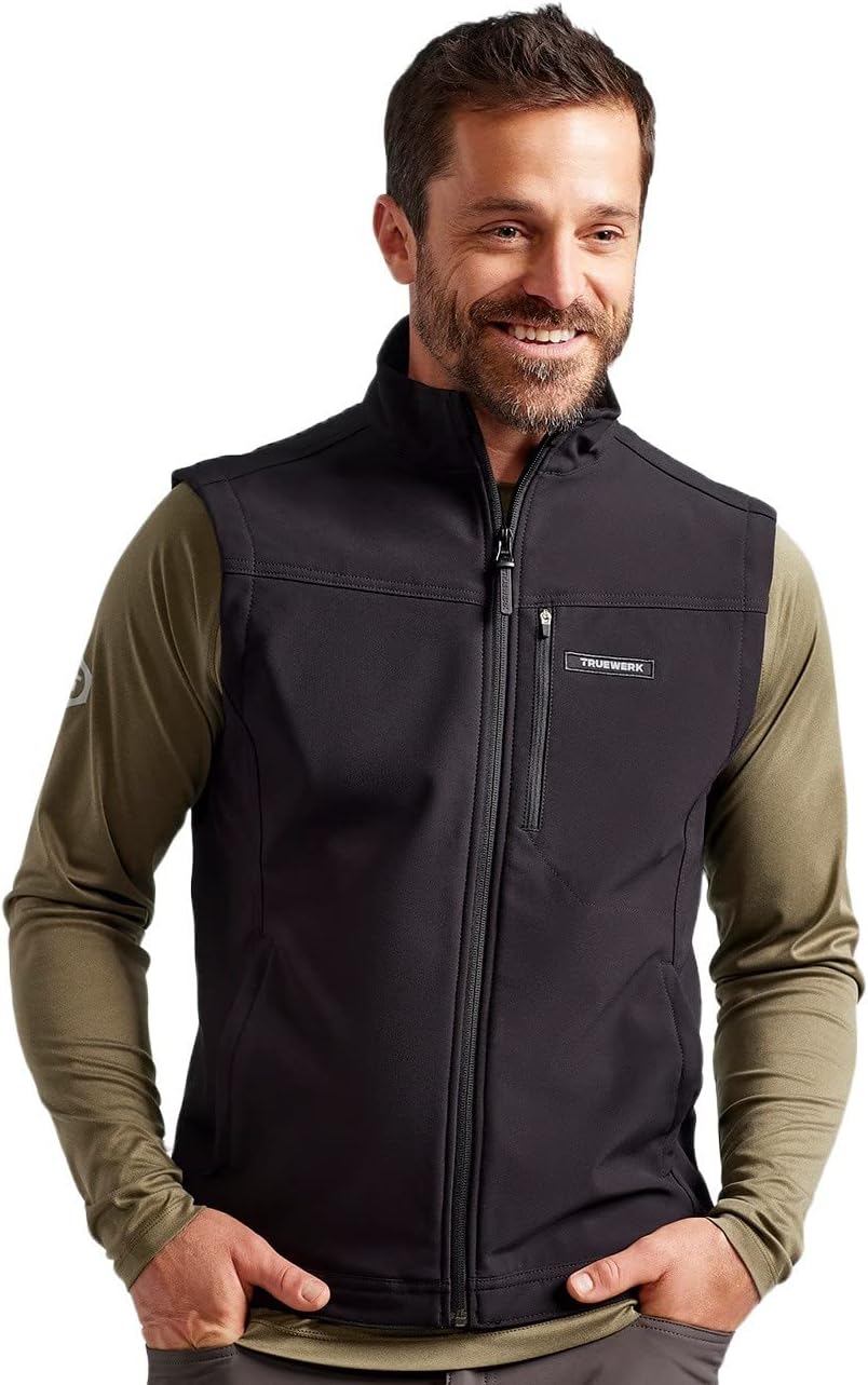TRUEWERK S3 Solution Vest for Men, Men’s Work Vest, Waterproof, Technical Workwear with Fleece and 4-Way Stretch TRUEWERK S3 Solution Vest for Men, Men’s Work Vest, Waterproof, Technical Workwear with Fleece and 4-Way Stretch