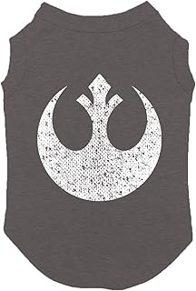 Old Rebel Logo Dog Shirt (Dark Gray, Small)