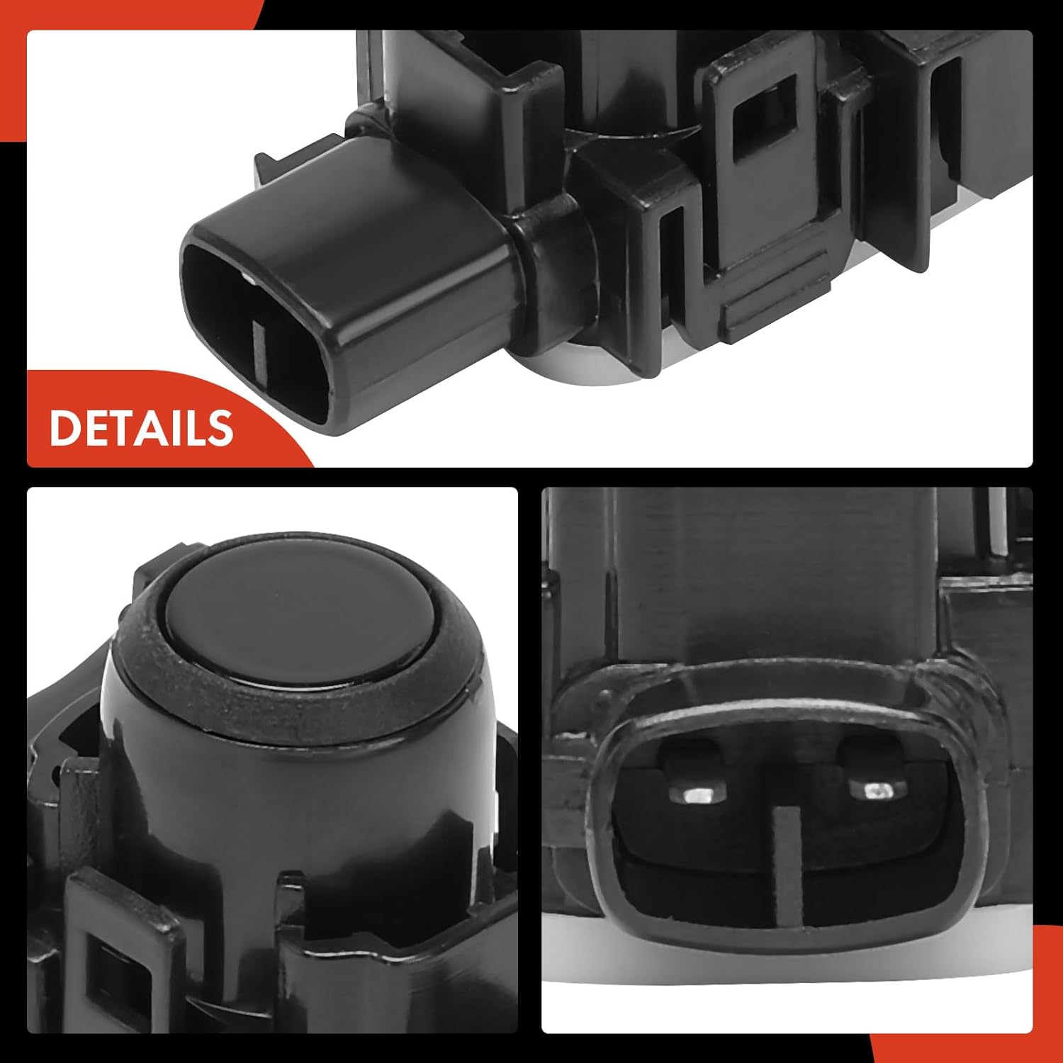 A-Premium 4-PC Reverse Backup Parking Assist Sensor Compatible with Select Toyota & Lexus Models - 4Runner 2013-2016, IS250 2010-2015, IS350 2010-2015, IS F 2011-2014, Replace# 8934164010