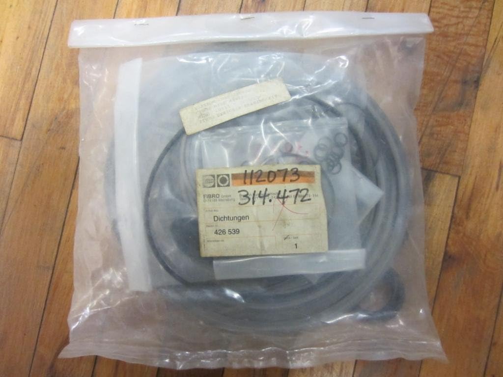 Sealed plastic bag containing the bearing kit components