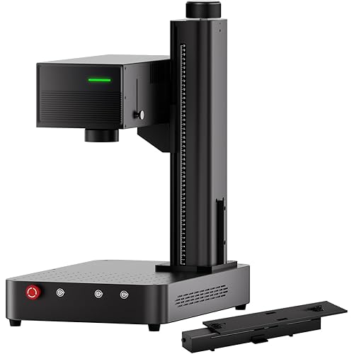 ComMarker XE 6W UV Engraving Machine, 3D Internal Engraving, Auto-Focus with LiDAR Ranging System, 10,000mm/s Engraving System, On-Site & Small-Batch Ready Engraving Machine(XE-Rotary Bundle-6W)