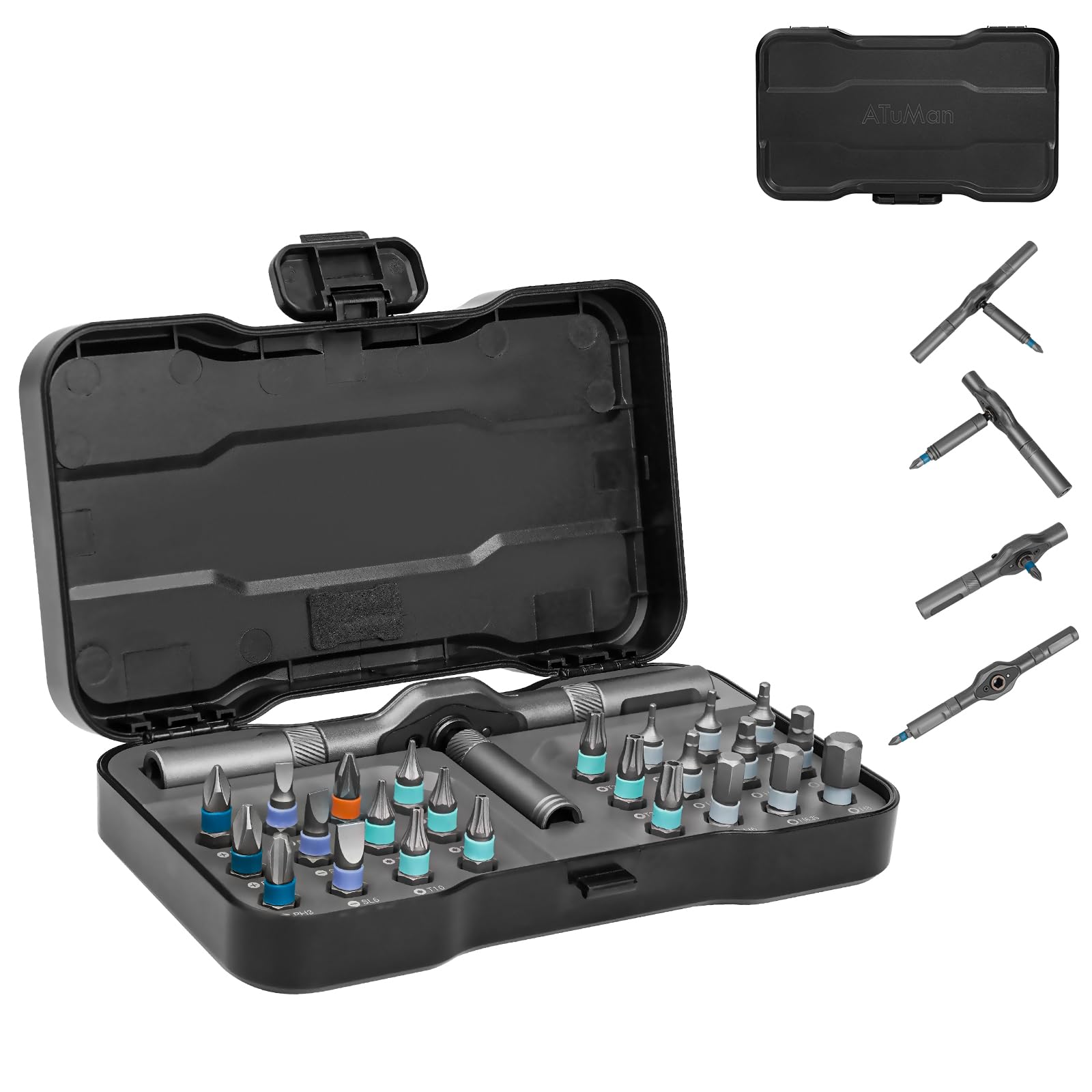 HYCHIKA 24 in 1 Ratchet Screwdriver Set