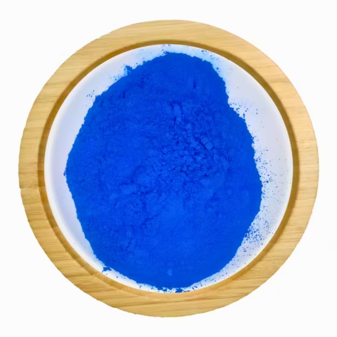 Ultra Bright Blue Pigment Powder | Non-Toxic, Skin Safe, Fade-Resistant Colorant for Resin, Paint, Soap, Slime, DIY Crafts, and Art Projects (100 GM)-image-4