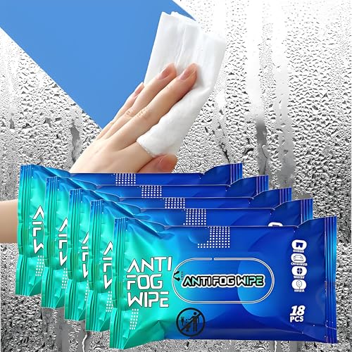 90 Pcs Anti Fog Wipes for Car Windshield & Helmet - Long Lasting Windshield Fog...