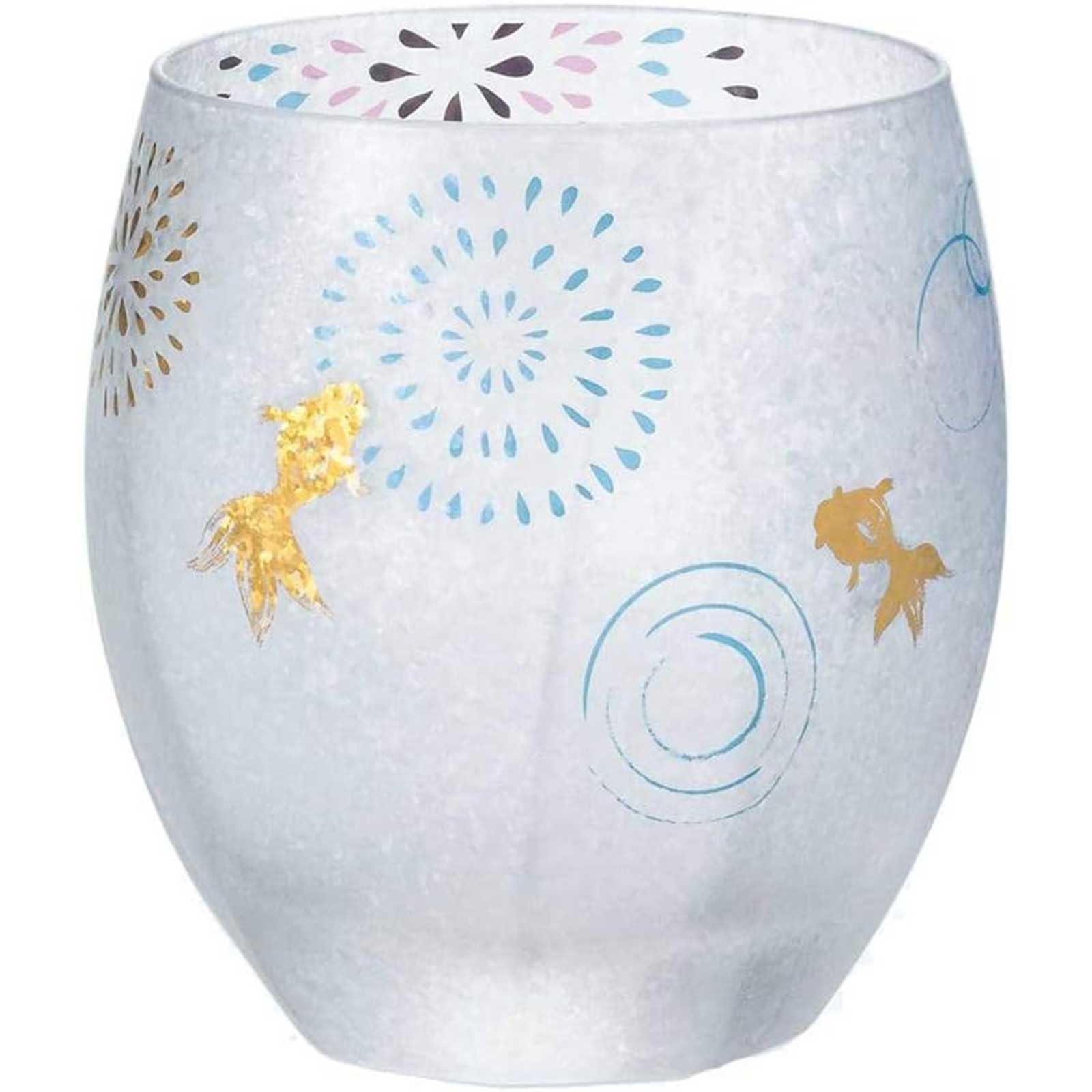 Aderia Nippon Taste Fireworks Rock Glass 11.6oz Old Fashioned Japan