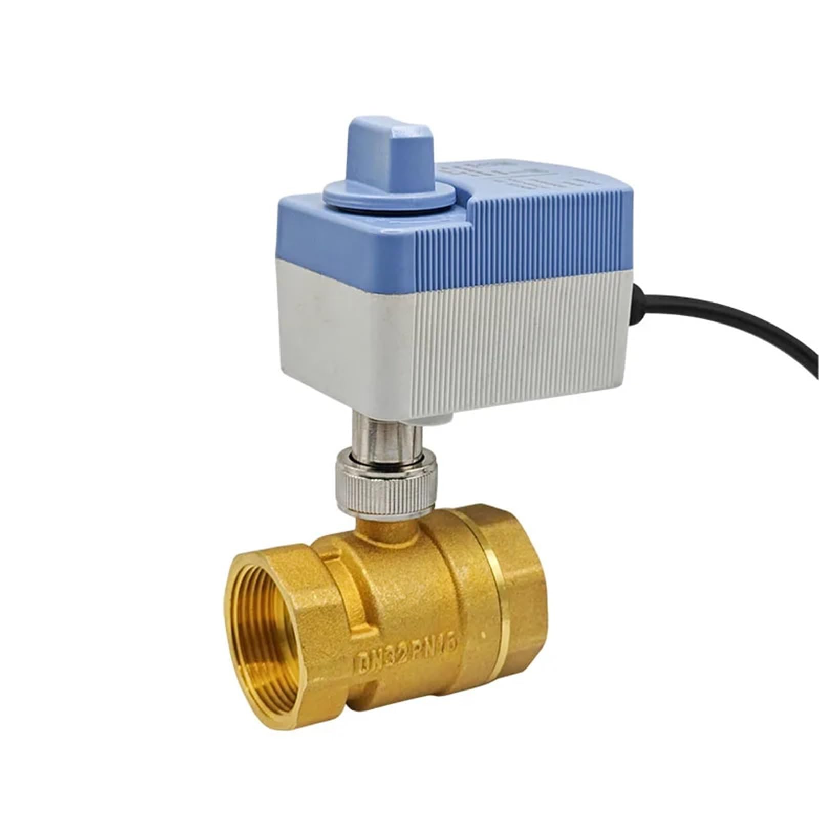 Valvola a sfera elettrica in ottone motorizzato con interruttore manuale, 1/2, 3/4 e 1 pollice, 12 V/24 V/220 V, 1 pezzo(2",DC24V_CR04)