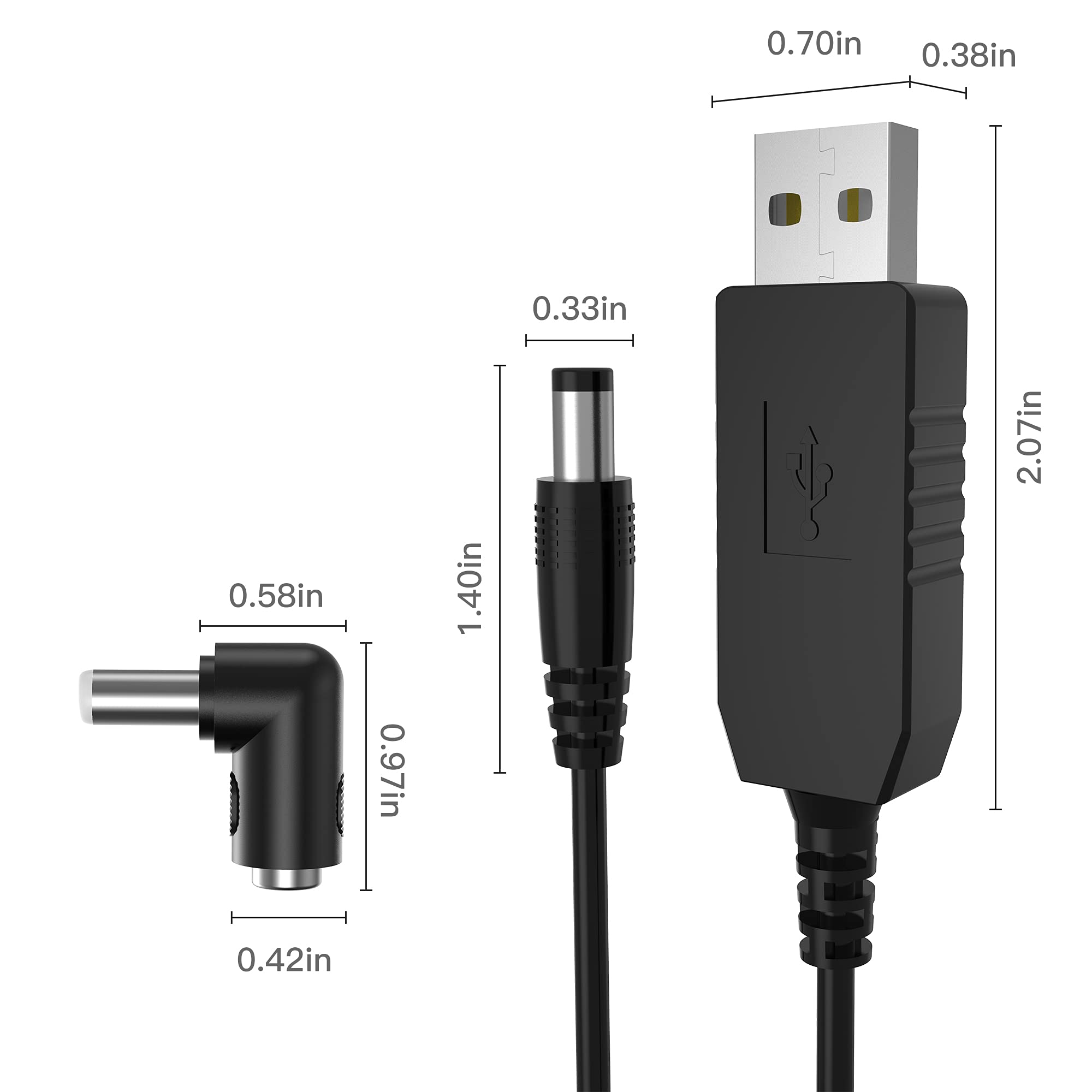 くるりんぱさん専用　USB昇圧コード Amazon.co.jp: USB DC 5V 12V 昇圧 電源供給ケーブル 1m 2.1mm X