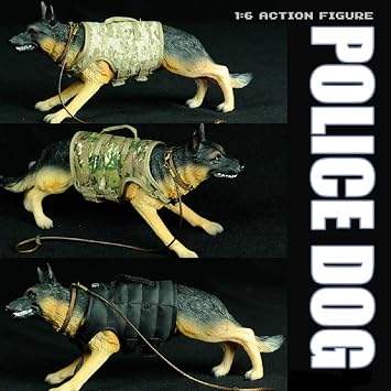 Highly Detail Special Forces 12inch Action Figure SWAT Team - BREACHER and Police Dog