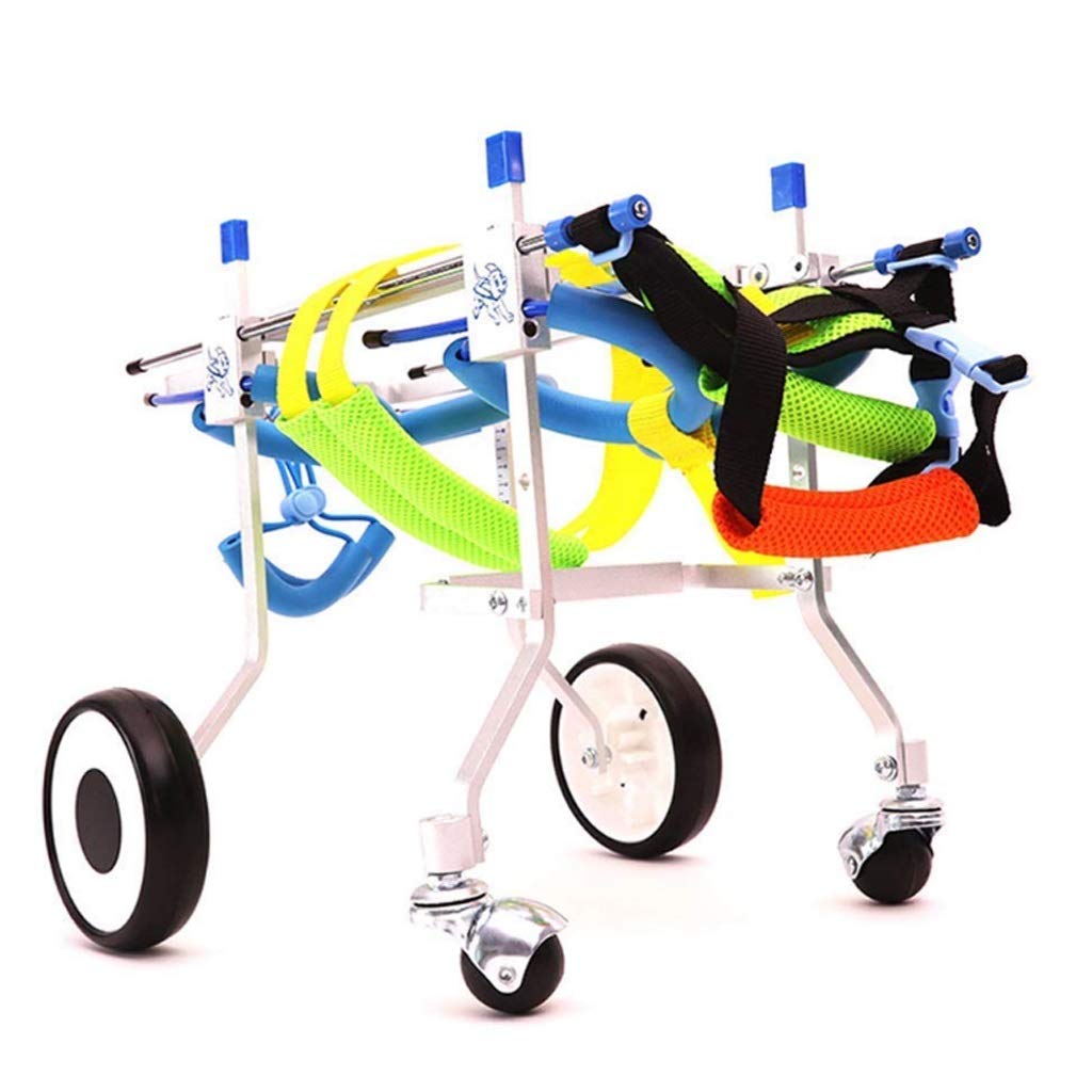 Buy Dog Wheelchair Adjustable Wheelchair with Back Support, Adjustable