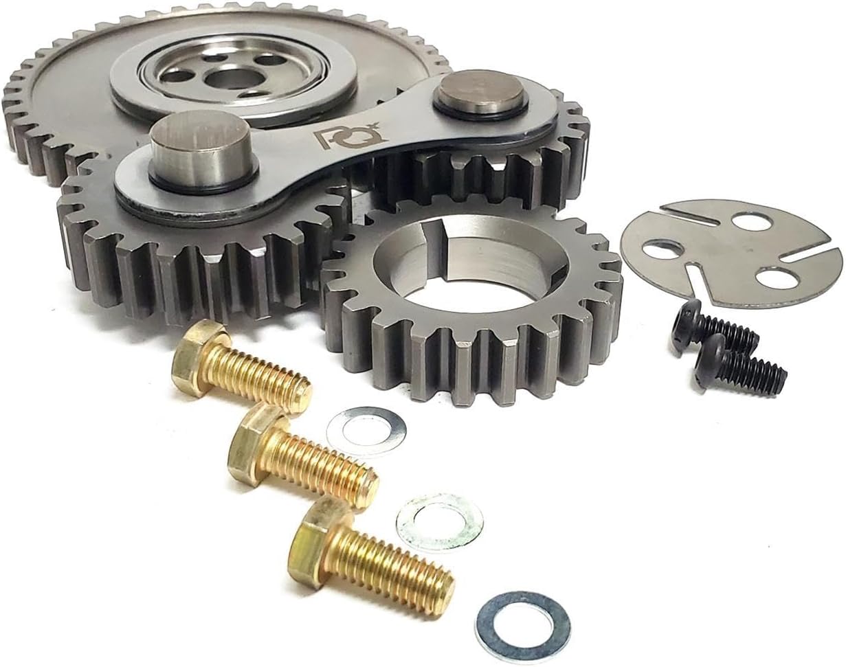 PRW INDUSTRIES, INC. 135021 Timing Gear Drive - Dual Gear - Dual Idler - Noisy - Steel - Small Block Chevy - Kit