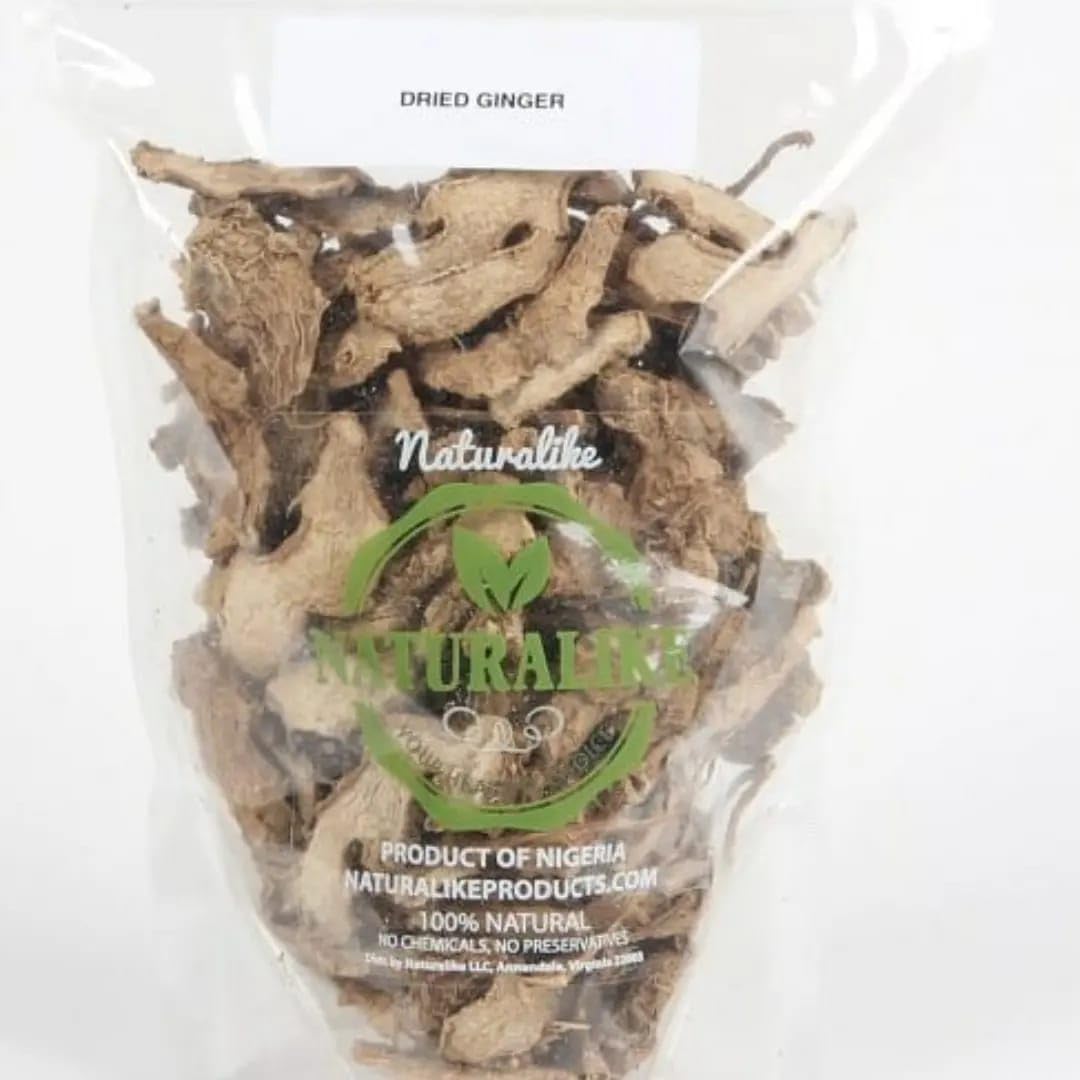 Naturalike African Wild Ginger 7.8oz Sun Dried Slices