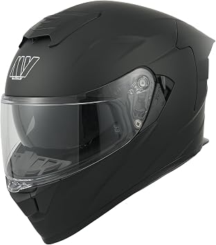MY Motorcycle Full Face Helmet, ECE 22.06 Approved, Adult Street Bike Helmet with Inner Sun Visor, High Density EPS