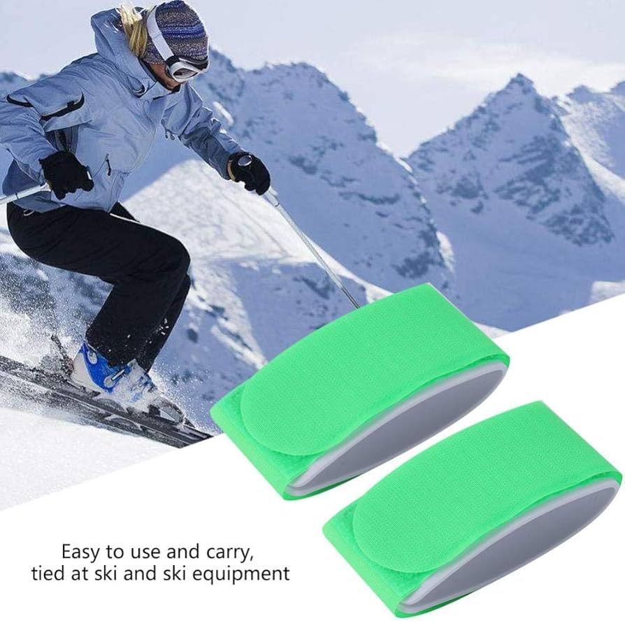 Alomejor Skibanden - Nylon Riemen Met Klittenband Voor Ski's En Snowboard