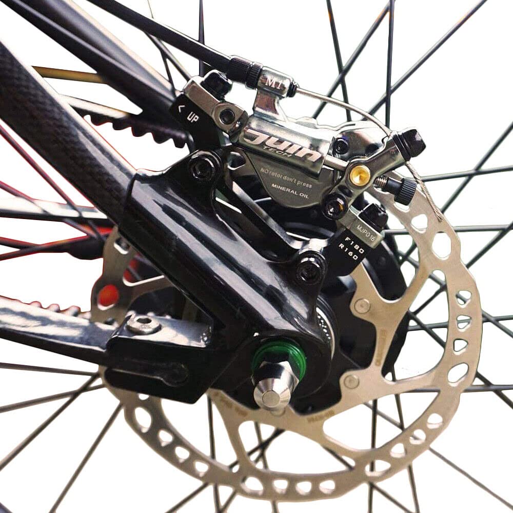 M1 JT1948 hydrauliczny hamulec tarczowy MTB E-Bike, zestaw 160 mm z wirnikiem, przód i tył, czarny