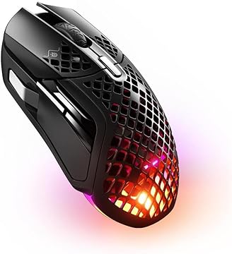 SteelSeries+Aerox+5+1800CPI+Lightweight+Wireless+RGB+Gaming+Mouse%2c+Refurbished