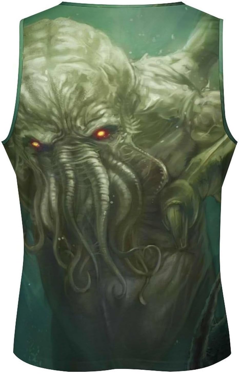 Dead Cthulhus-Waits Dreaming Men's Tank Tops Sleeveless Muscle Shirts for Men Lightweight Vest Crew Neck T-Shirts