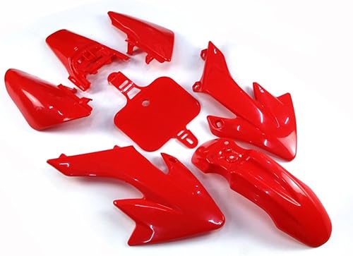 Miniatura 6 de TC-Motor Kit de carenado de guardabarros de plástico rojo para Honda XR50 CRF50 chino 50cc 90cc 110cc 125cc 140cc 150cc 160cc Dirt Pit Bike