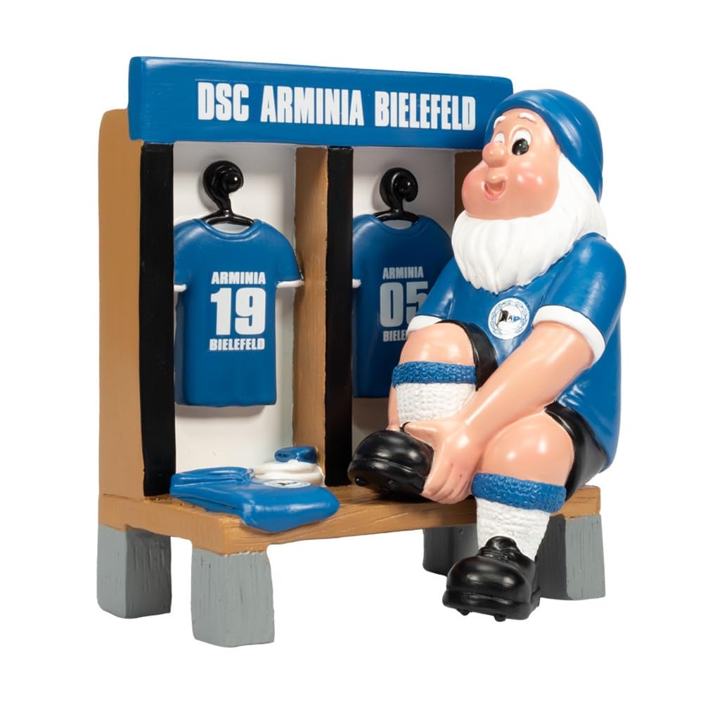 Arminia Bielefeld Gartenzwerg Umkleidebank klein