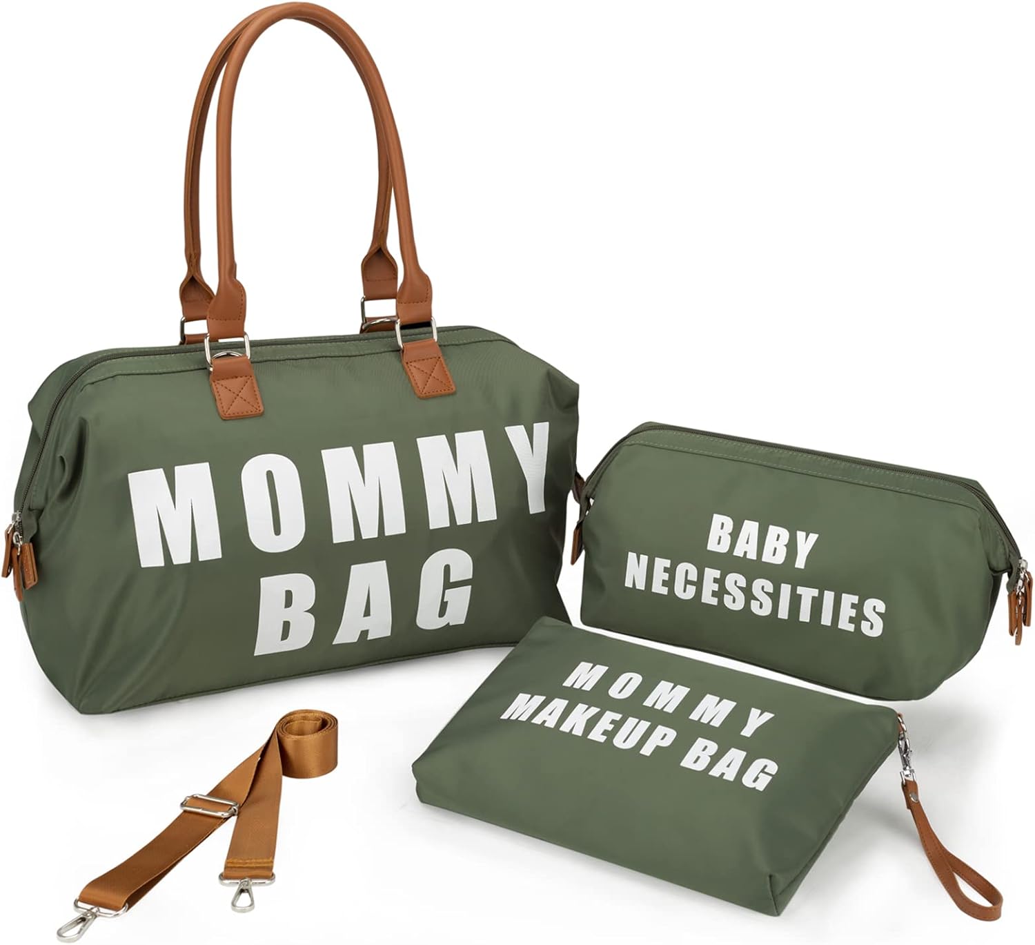 Upgrade Large Capacity Mommy Bag for Hospital, Labor and Delivery, Baby Diaper Bag, Maternity Tote Bag with Travel Organizers