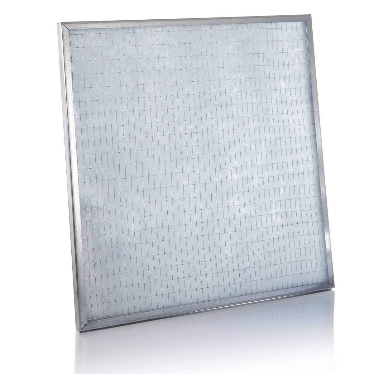 Kunststoff-Flachzellenfilter mit verzinktem Stahlrahmen, Dicke 22 mm, 592 x 592