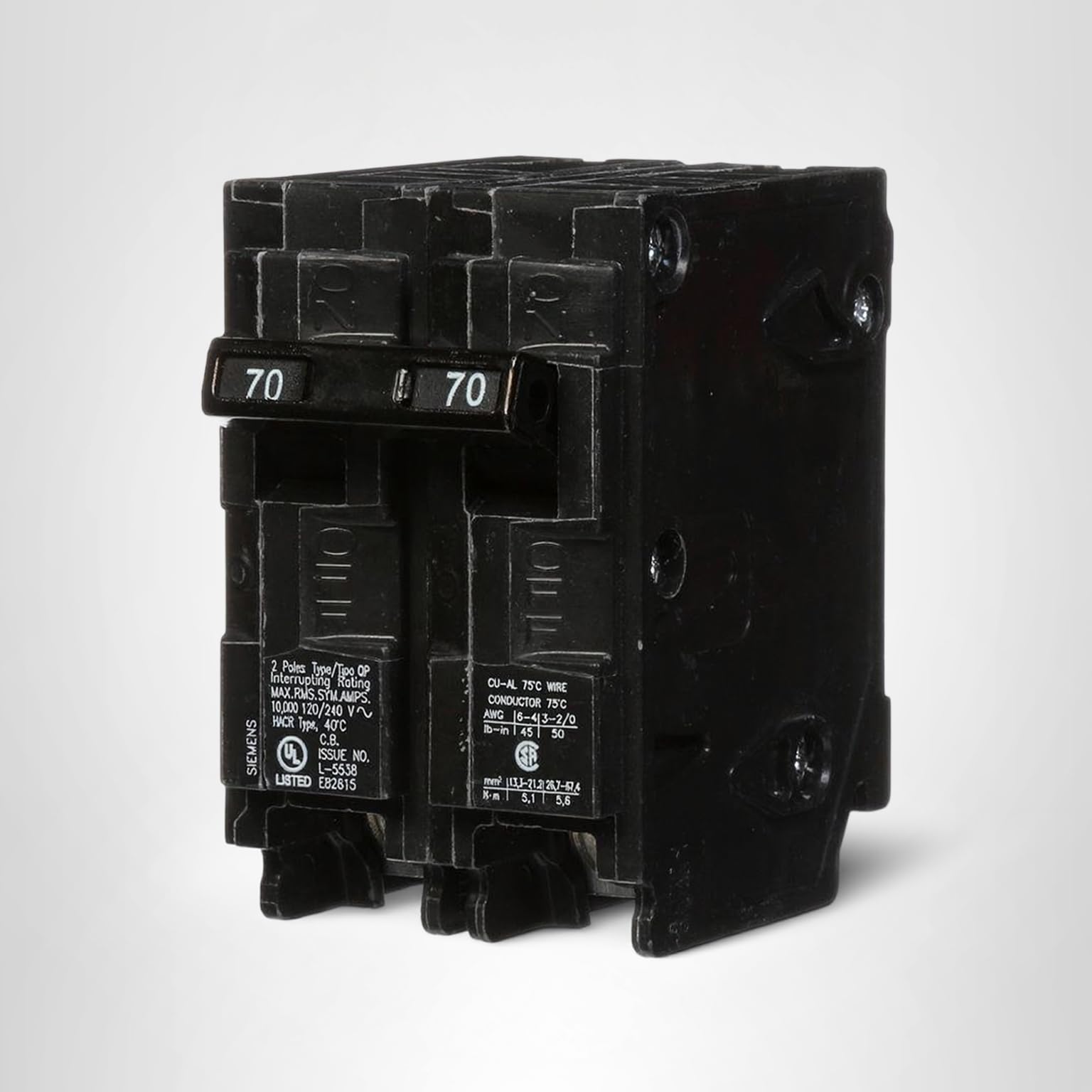 SIEMENS Q280 80-Amp Double Pole Type QP Circuit Breaker - Amazon.com