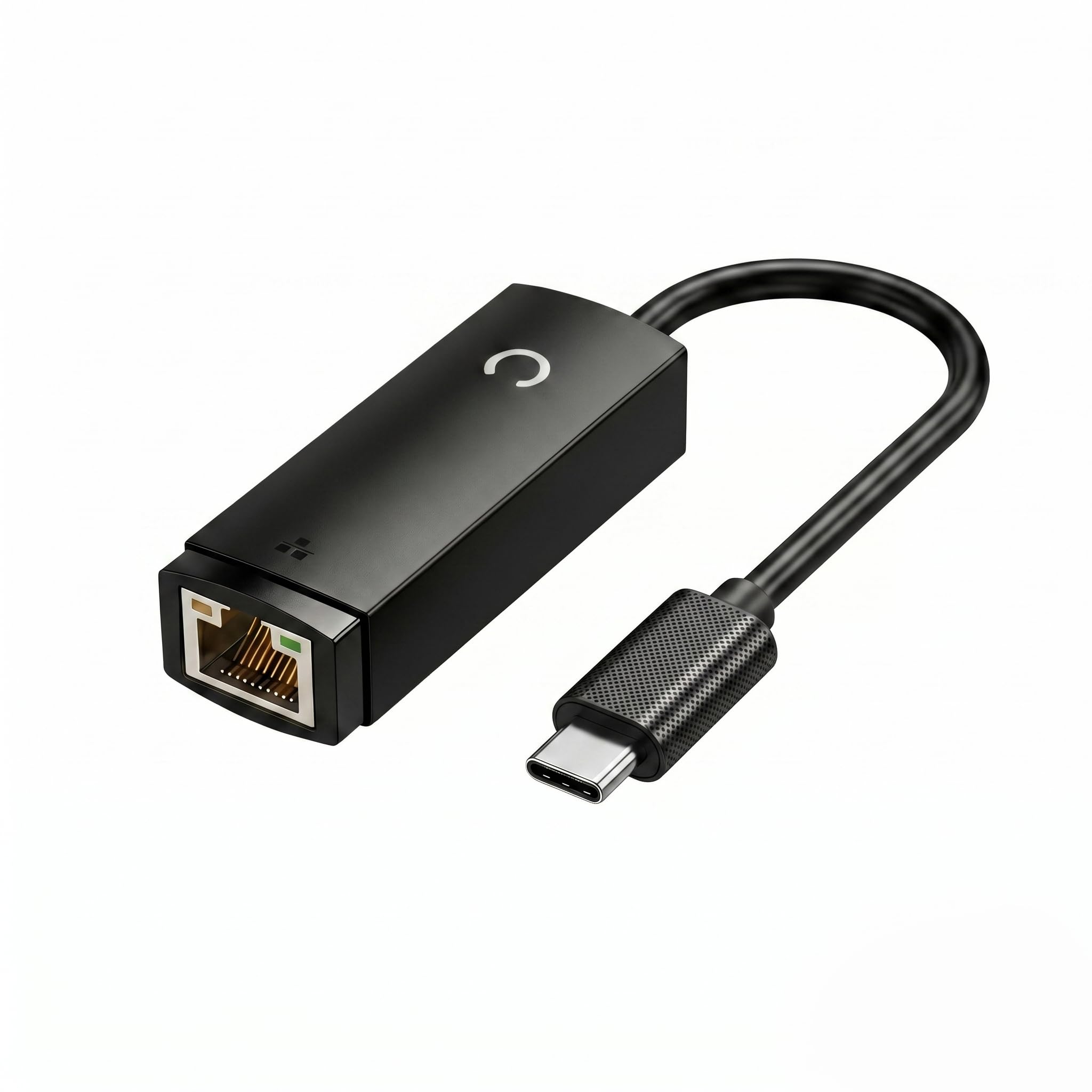 Ethernet Network Adapter, USB to RJ45 LAN Wired Adapter for Ultrabook, Chromebook, Laptop, Desktop, Plug and Play Type-C to100 Mbps, Compatible with MacBook Steam Deck, Switch, Windows